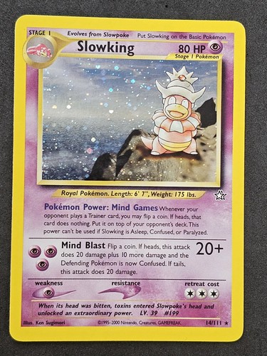 Pokémon slowking 111 neo - slowking, 14/111