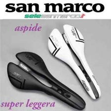 Sella Aspide super leggera Binari Tondi Alluminio+Imbottitura Confort Bici Corsa