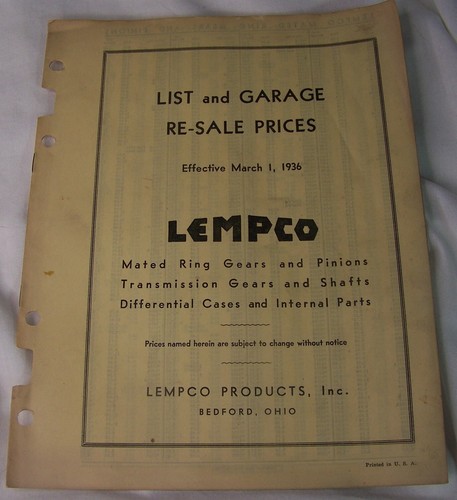 1937 lempco anello accoppiato - lempco,