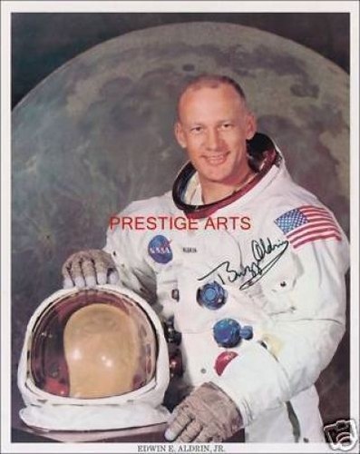 Buzz aldrin signed photo print - photo,