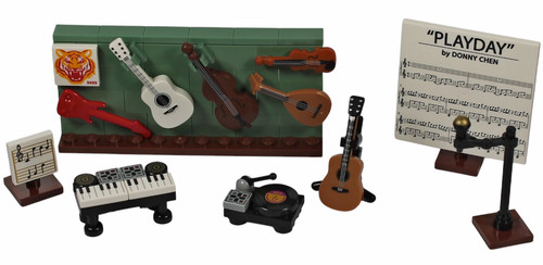 Lego music shop set - music, shop,