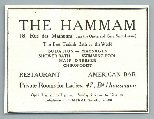 1926 the hammam - hammam, restaurant