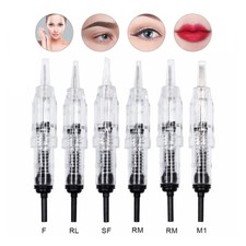 Ago per tatuaggio cartuccia monouso aghi punte per trucco permanente sopracciglia labbra