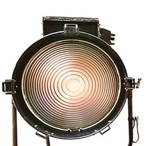 LAMPADA FRESNEL - IANIRO - VINTAGE - PROIETTORE CINEMATOGRAFICO POLLUX 5000 w