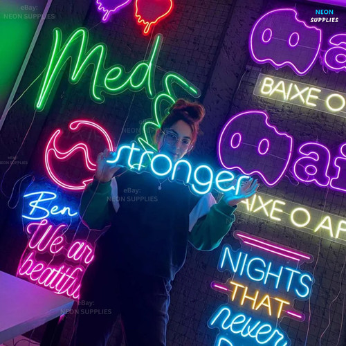 Barra luminosa neon led - luminosa,