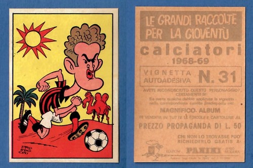 Vignetta calciatori panini - calciatori,