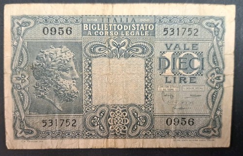 1944 italy lire p32c - 1944,