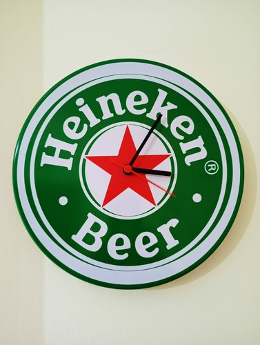 Heineken wall clock - heineken,