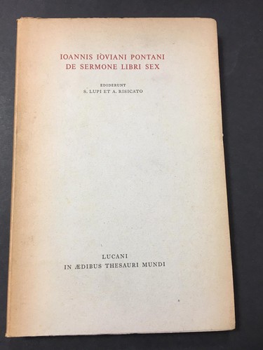 Ioannis iovani pontani - aa.vv.,
