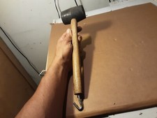 MARTELLO IN GOMMA LUNGHEZZA 34 CM COSÌ COME IN FOTO MANICO ORIGINALE