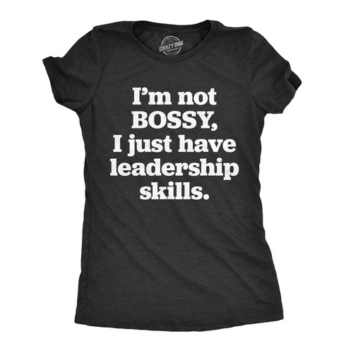 Shirt donna non sono bossy - donna,
