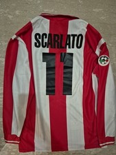 maglia vicenza 1998 1999 scarlato match worn serie  a tim