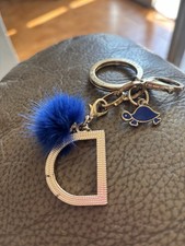 Portachiavi Carpisa Tartaruga Lettera D Moschettone Anelli X Chiavi Ciondolo Bor