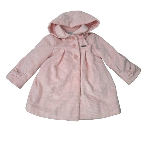 Cappotto rosa con - , cappuccio