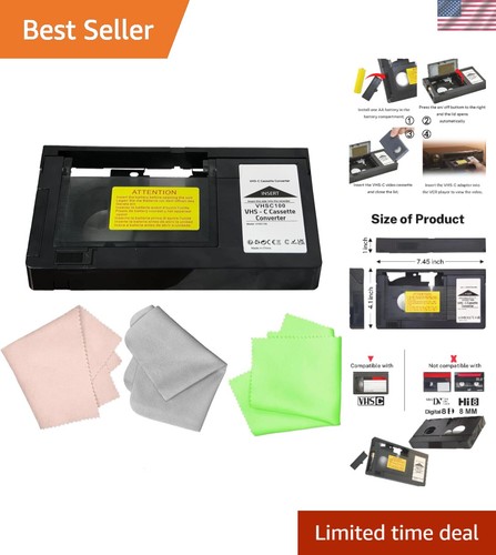Vhs cassette adapter for - cassette,