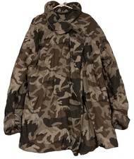 Cappotto Norma Kamali sacco a pelo mimetico mimetico/stampa mimetica campo midi taglia L