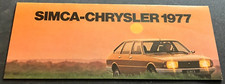Gamma Modelli Simca 1977 -