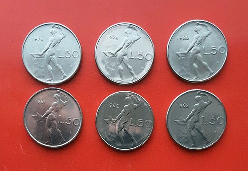 Monete lire vulcano - lire,