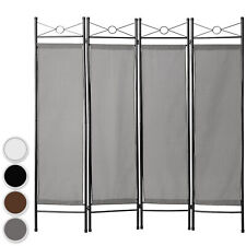 Divisorio separè paravento 4 pannelli separe paravento e ferro laccato marrone n