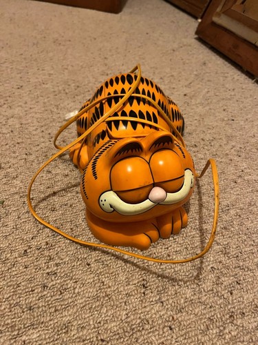 Vintage garfield phone - vintage, tested