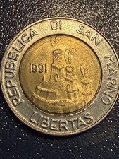 Moneta 500 lire San Marino