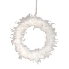 GHIRLANDA con PIUME CORONA