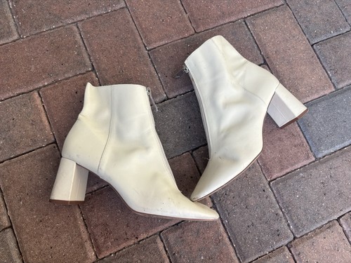 Stivaletti zara pelle panna - in,