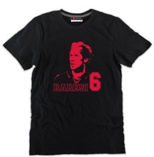 T-shirt nera BARESI 6 capitano