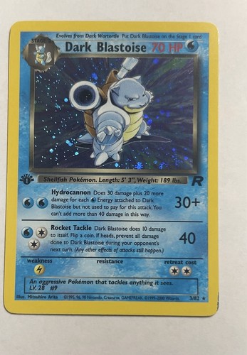 Pokémon tcg dark blastoise - tcg,