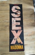 Madonna Sex Italian Banner Poster By Mondadori Blond Ambition 
