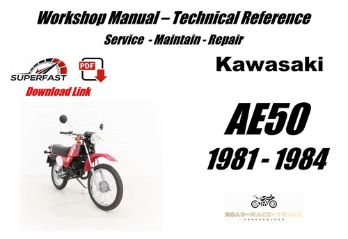 Kawasaki ae50 manuale officina - ae50,