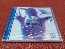 RARE TDK CD-RWXG 74 AUDIO 74