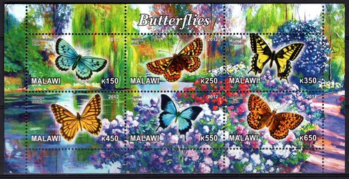 Francobolli malawi 2012 foglio - malawi,
