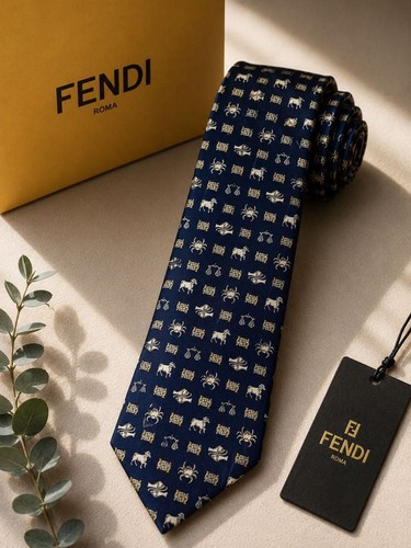 Cravatta seta fendi modello - in,