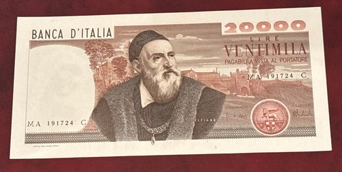 Banconota 20000 lire 1975 - banconota,
