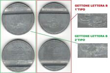 2 GETTONI TELEFONICI LETTERA B