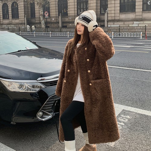 Cappotto lungo doppiopetto