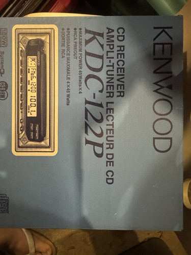 New box kenwood receiver - in,