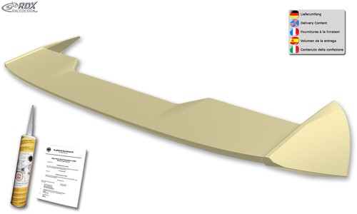Spoiler posteriore rdx per - spoiler,