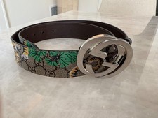 Gucci Belt logo and tiger