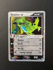 Pokémon card - TYRANITAR EX 111/115 - HOLO - Set Ex Unseen Forces 2005 - ENG