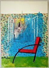 ALDO ROSSI lithographie offset exposition 1989