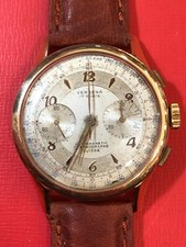 VERBENA ORO UOMO CRONO VINTAGE ANNI 50 CARICA MANUALE 40mm CARICA MANUALE 