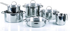 Allegro Batteria 10 Pezzi in Acciaio Inossidabile, per Ogni Tipo Di Piano Cottur