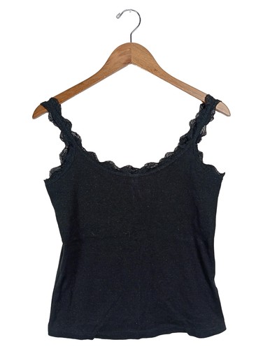 Everme top donna nero - donna, pizzo