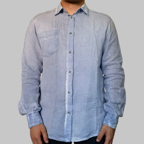 Armani jeans men linen - armani, shirt