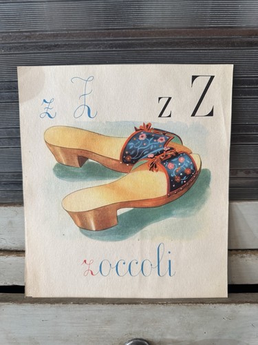 Tavola didattica vintage - tavola,