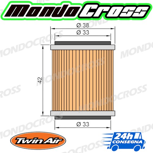 Filtro olio twin air yamaha - twin,
