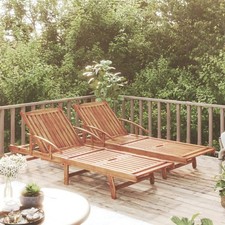 Sunlounger With Table