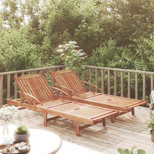 Sunlounger with table - sunlounger,